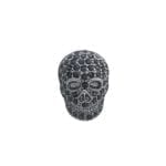 Mad & Bad Black Crystal Skull Lapel Pin