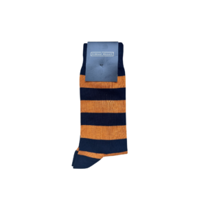 Orange Stripe Bamboo Sock